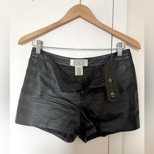 BB Dakota Leather Shorts